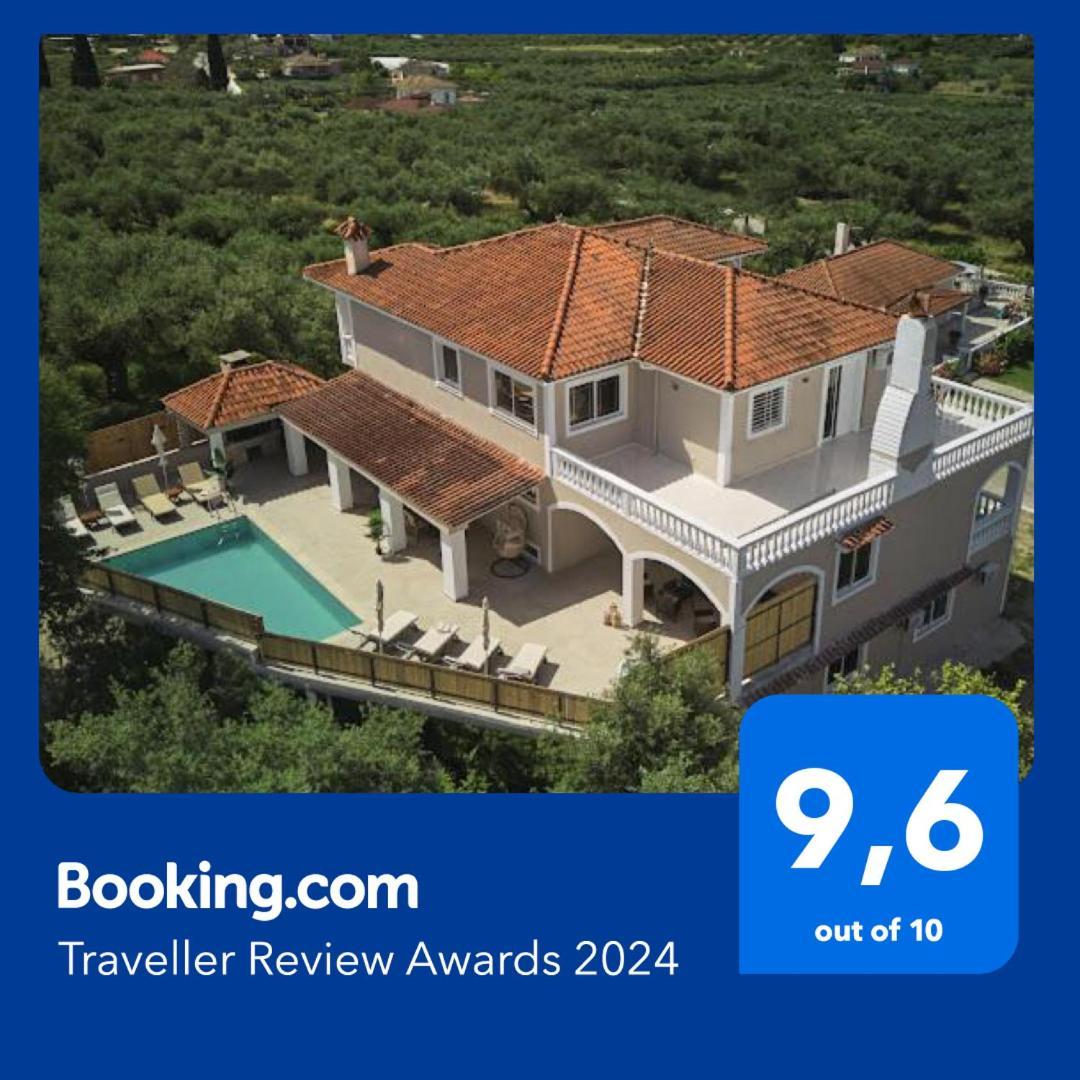 Galadriel Villa With Private Pool & Jacuzzi Kato Yerakarion Экстерьер фото